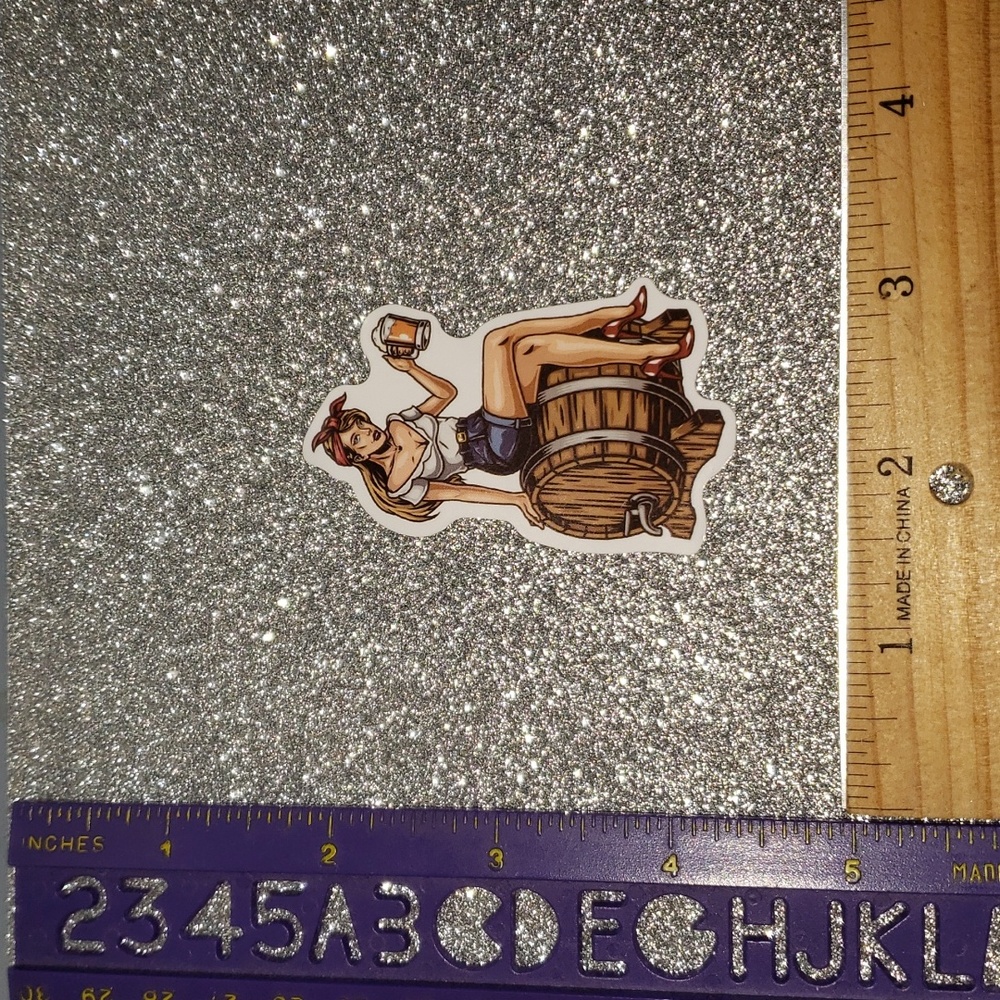 PIN-UP RETRO Waterproof Sticker - Picture 2 of 8